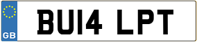 Truck License Plate